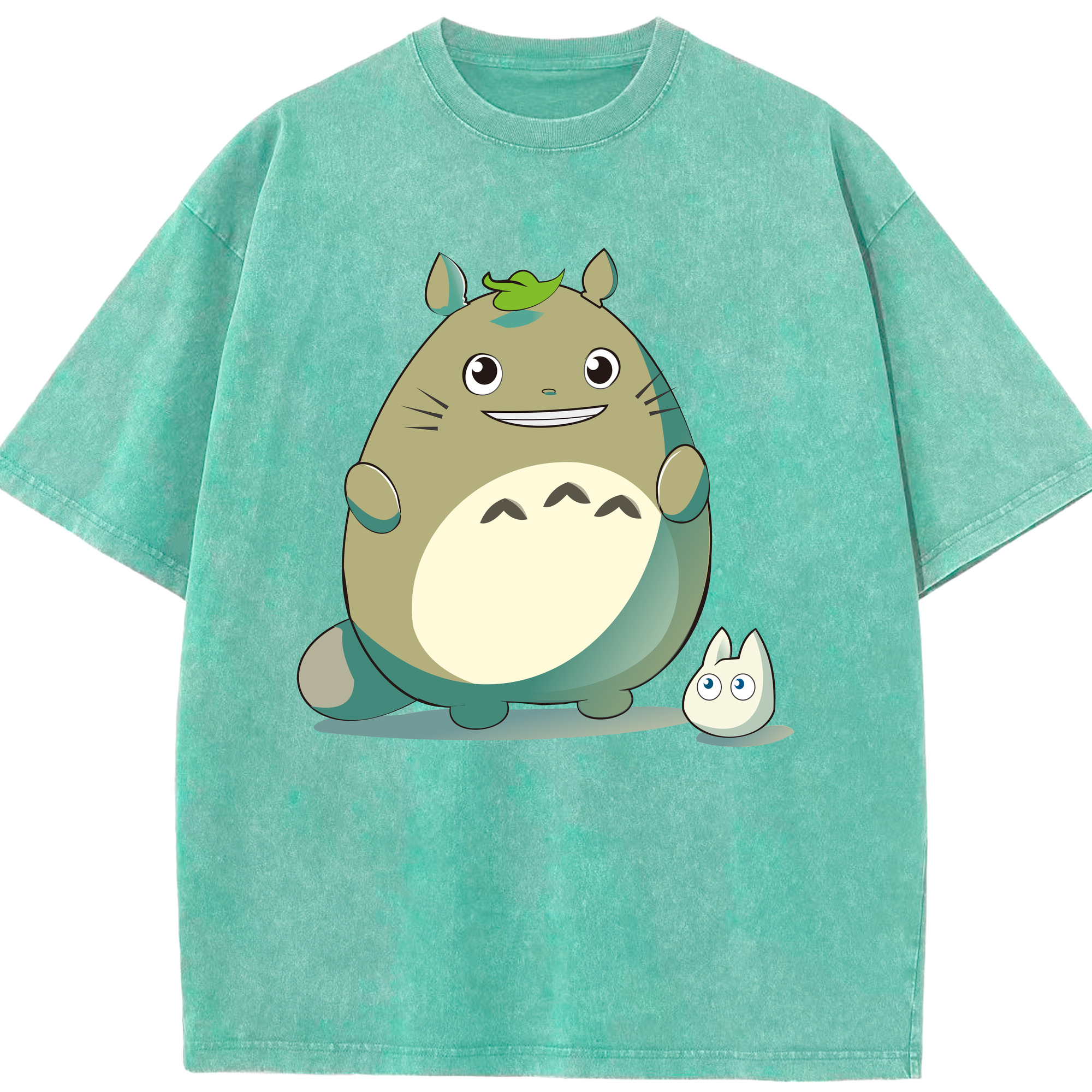 （画像用） となりのトトロ 草壁メイ 草壁サツキ My Neighbor Totoro Satsuki Kusakabe Mei Kusakabe 綿100% ヴィンテージ風 半袖Tシャツ（フロントプリント）
